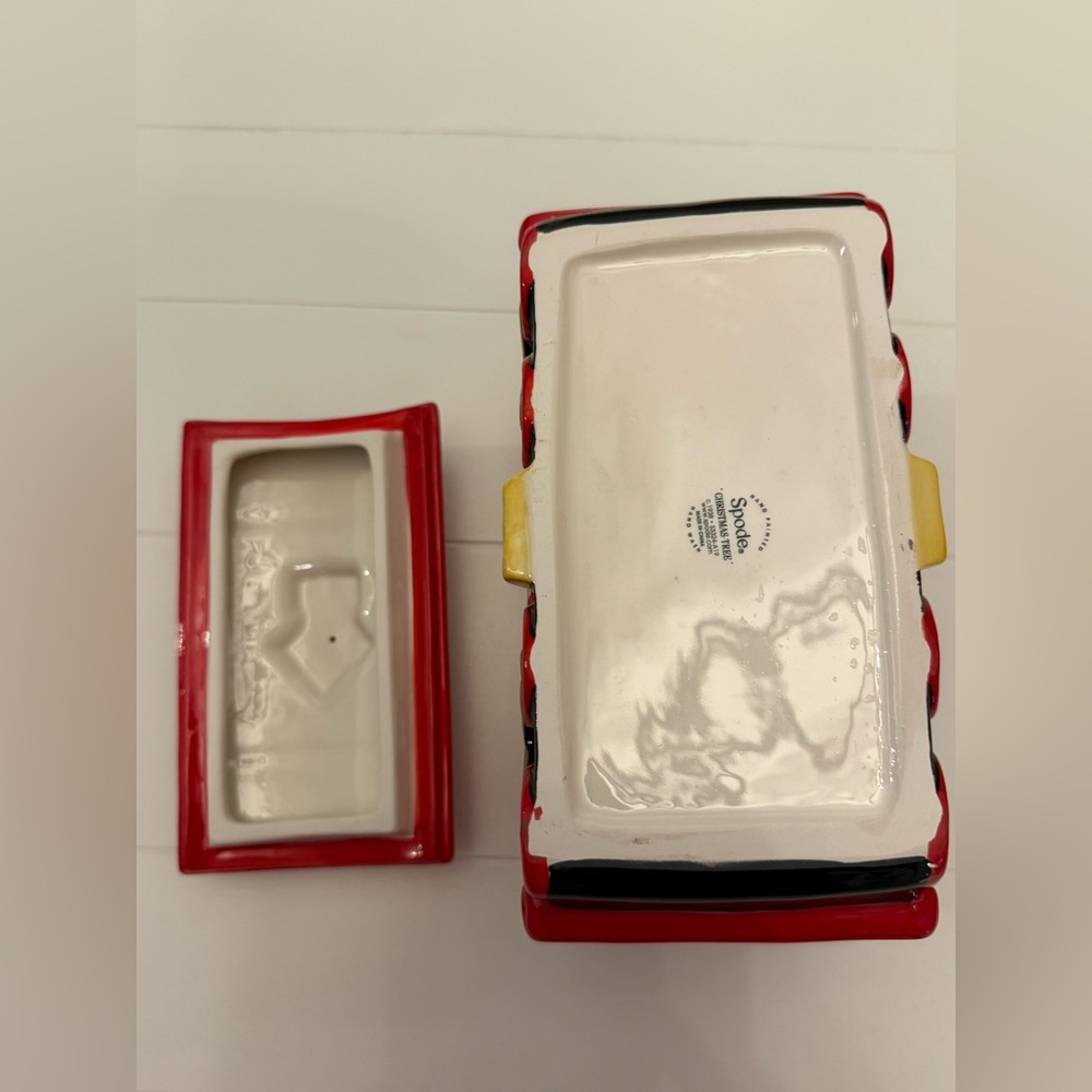 Spode Christmas Train box cookie Jar. Hand-painted. - Picture 8 of 8